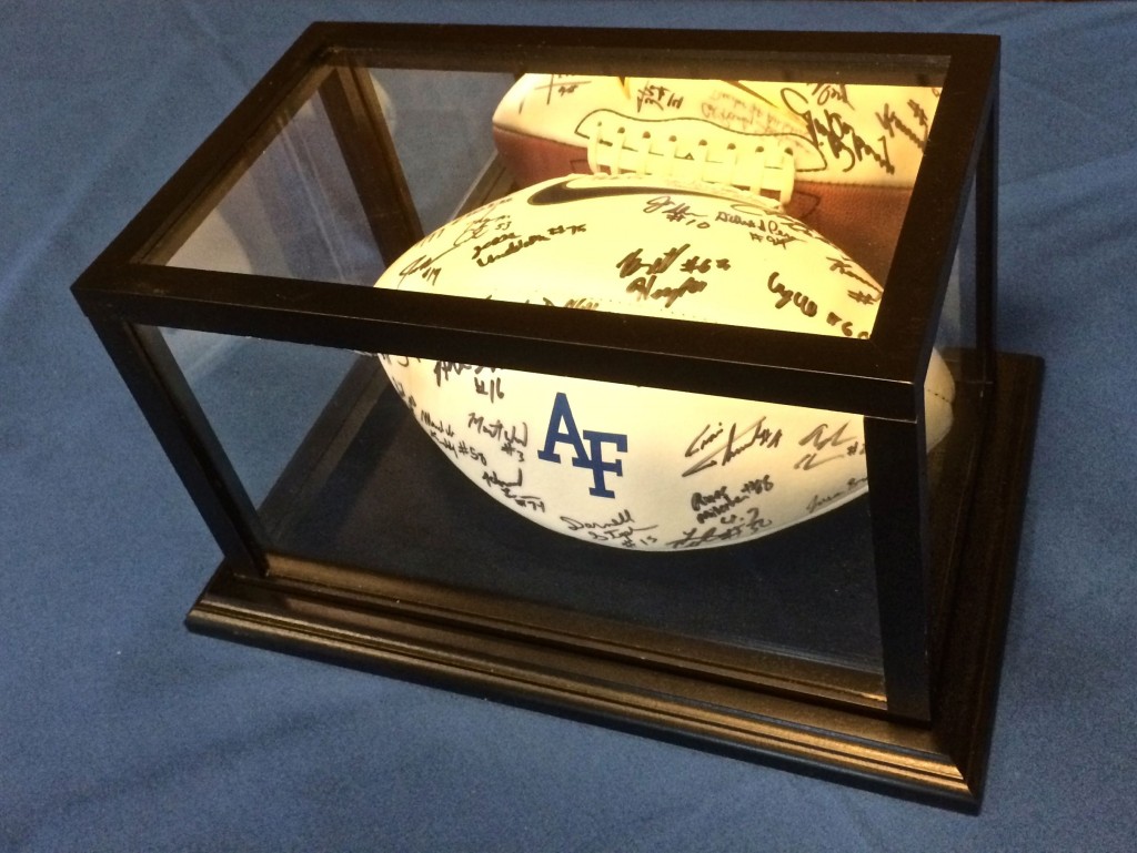 Autographed football-medium